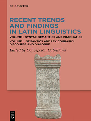 cover image of Recent Trends and Findings in Latin Linguistics